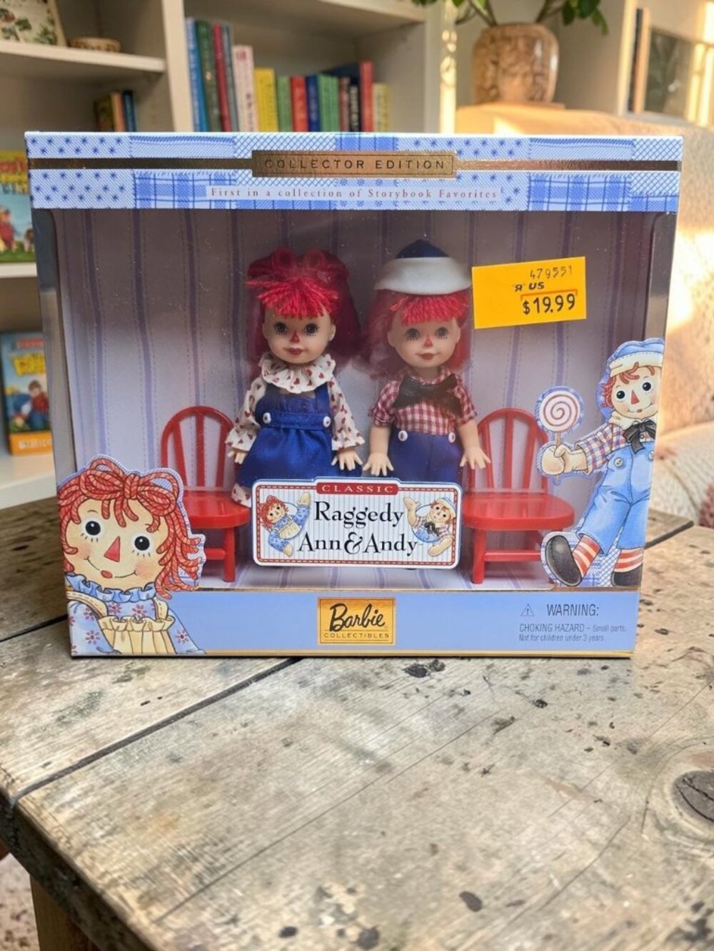 Barbie Classic Raggedy Ann & Andy Dolls Storybook Favorites Collection 1999